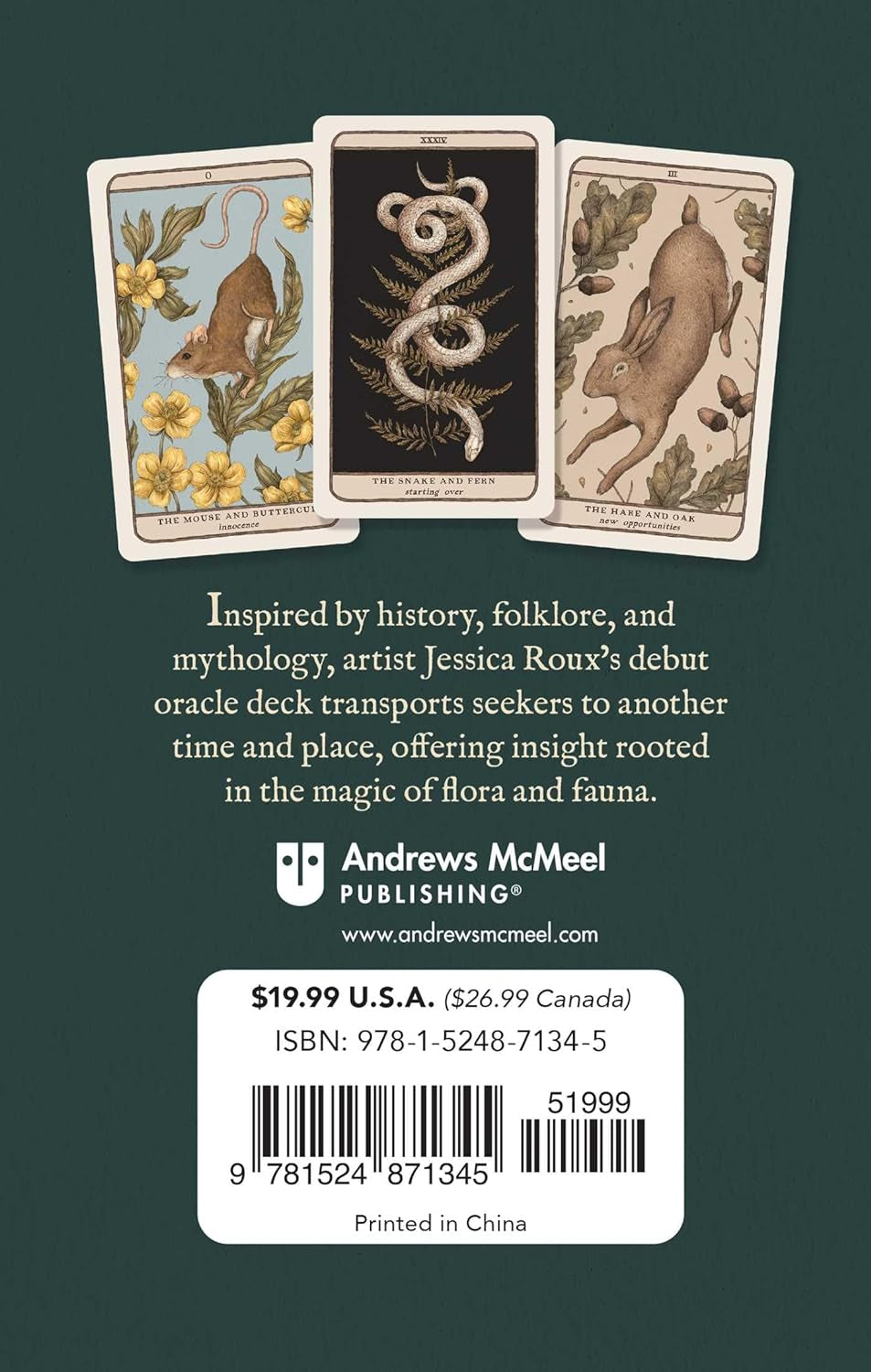 Woodland Wardens: 52-Card Oracle Deck & Guidebook
