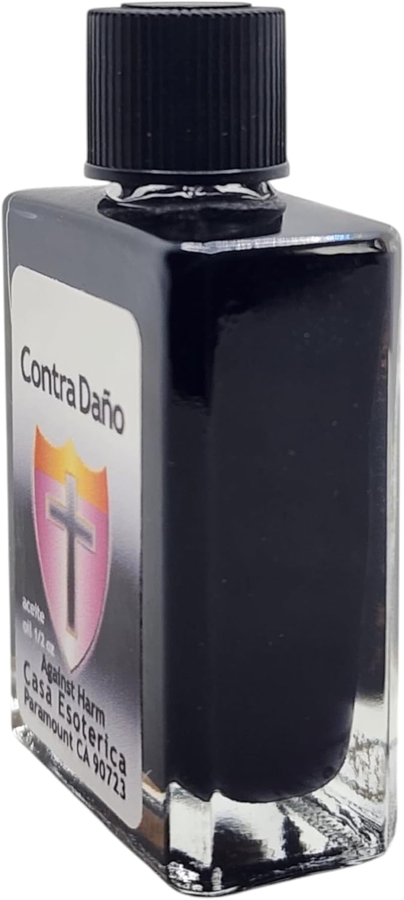 Against Harm Oil (Contra Dano Aceite) Spiritual Anointing Oil by CASA ESOTERICA - Protection Spell - Shield from Negative Energy & Threats-0.5 FL OZ (1 Pack)