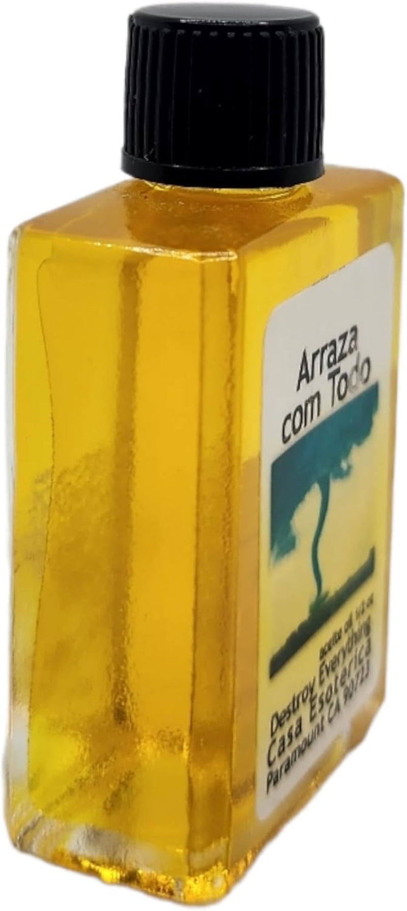 Destroy Everything Oil (Arraza Com Todo Aceite) Spiritual Anointing Oil by CASA ESOTERICA -Destroy Evil Intentions-Break All the Spells-0.5 FL OZ (1 Pack)