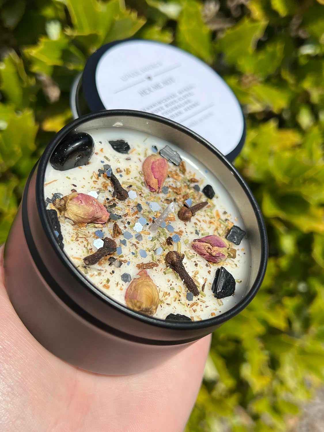 Hex Remover Curse Break Uncrossing Candle | Witchcraft Banishing Reversal Baneful Jinx Protection Intention Crystal Ritual Altar Spell Witchy Gift