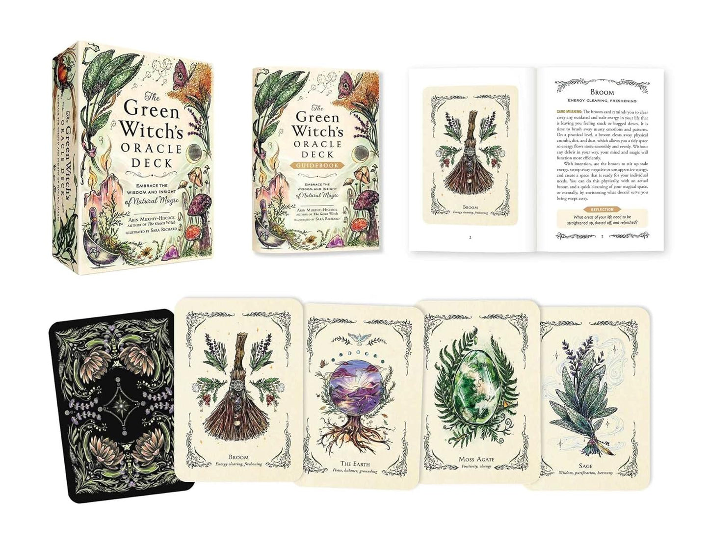The Green Witch'S Oracle Deck: Embrace the Wisdom and Insight of Natural Magic (Green Witch Witchcraft Series)