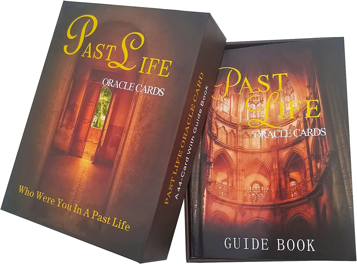 Tarot Cards past Life Oracle Cards with Guidebook,44 Tarot Deck Oracle Cards, Love Oracle Cards,Life Purpose Oracle Cards Divination Cards