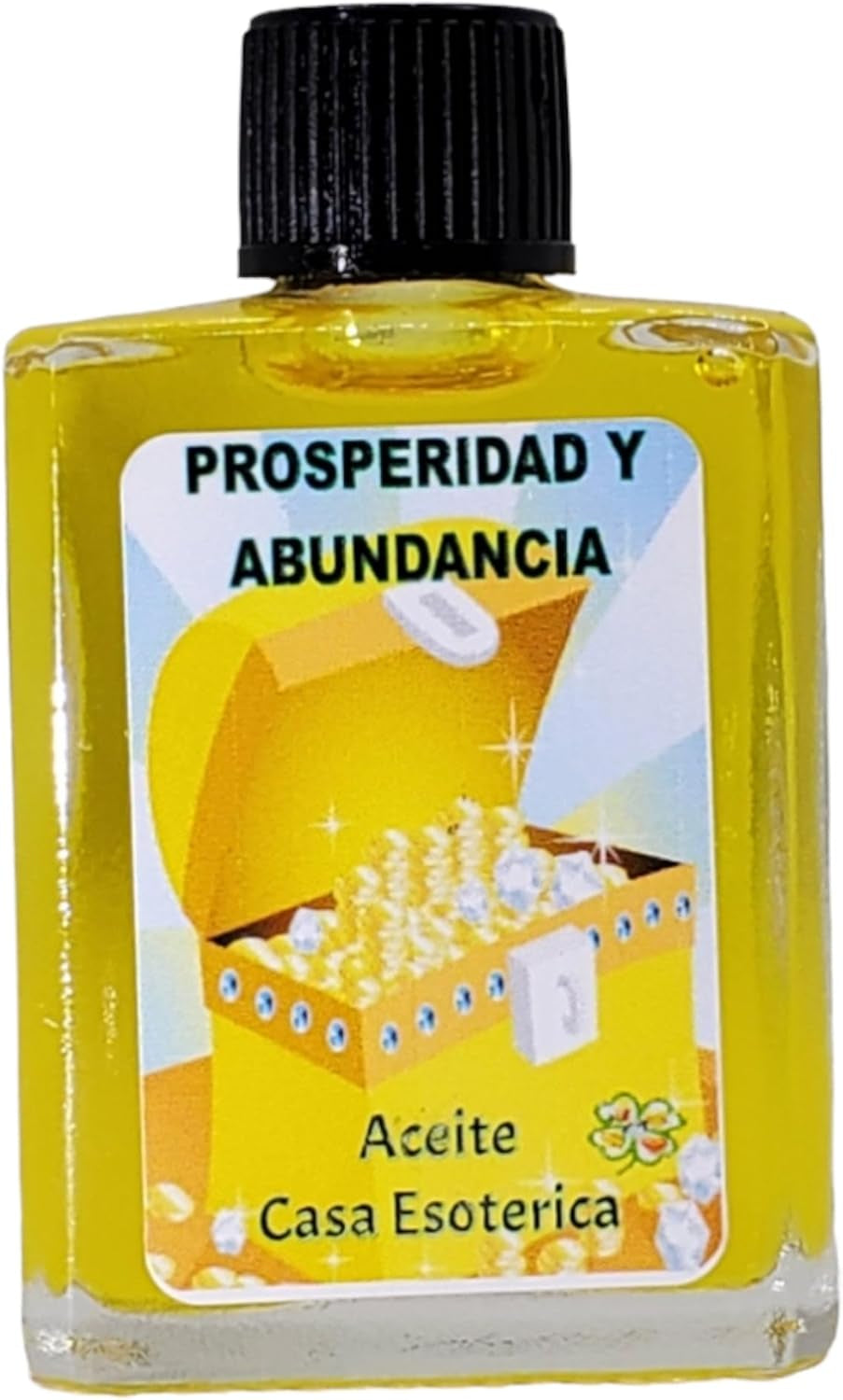 Prosperity & Abundance Oil (Prosperdida Y Abundancia Aceite) Spiritual Anointing Oil by CASA ESOTERICA - Increase Wealth & Success - Attract Good Fortune into Your Life-0.5 FL OZ(1 Pack)