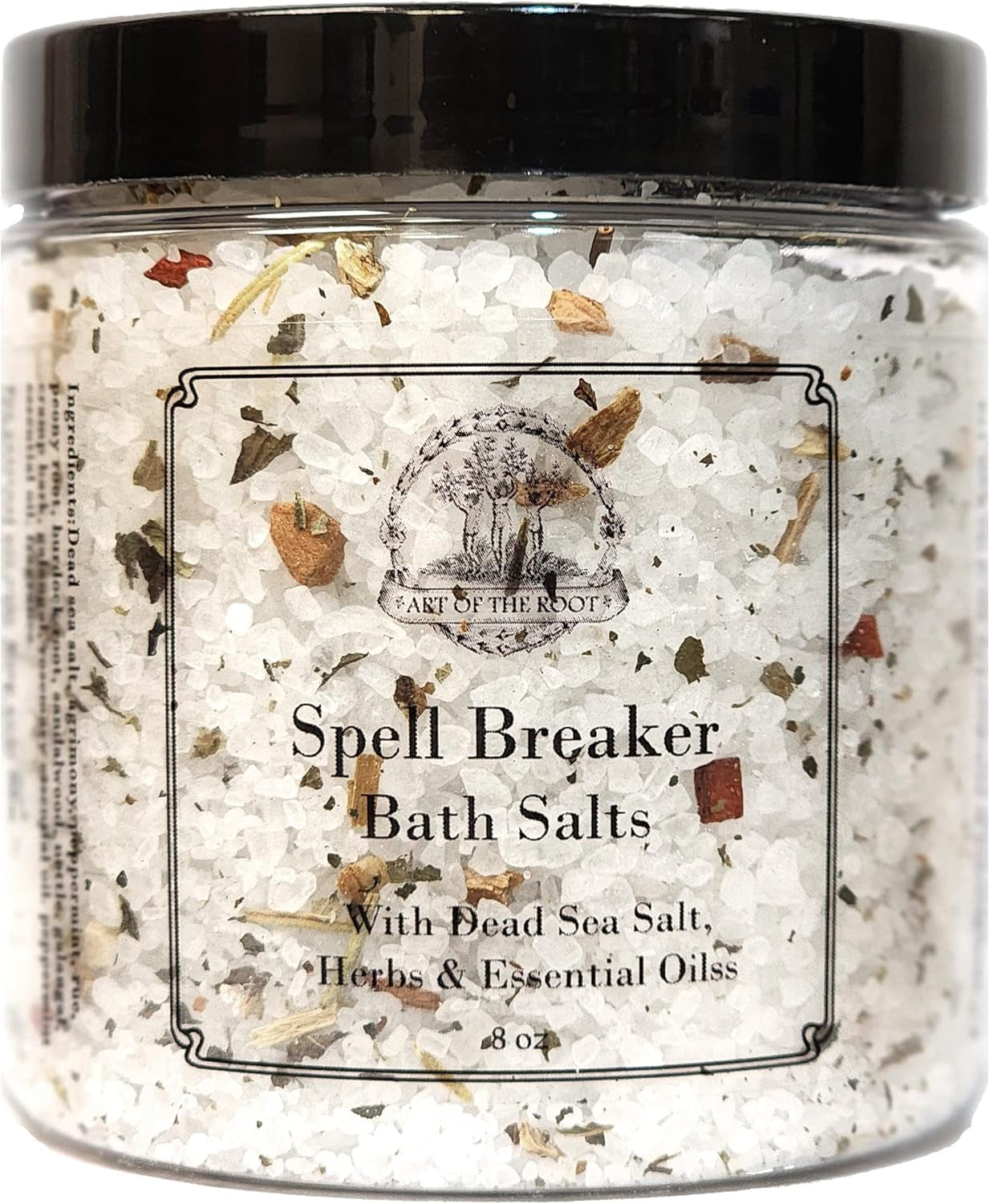 Spell Breaker Herbal Bath Salts 8 Oz | Purifcation, Spiritual Cleansing & Banishing Rituals | Hoodoo Voodoo Conjure Wicca Spell