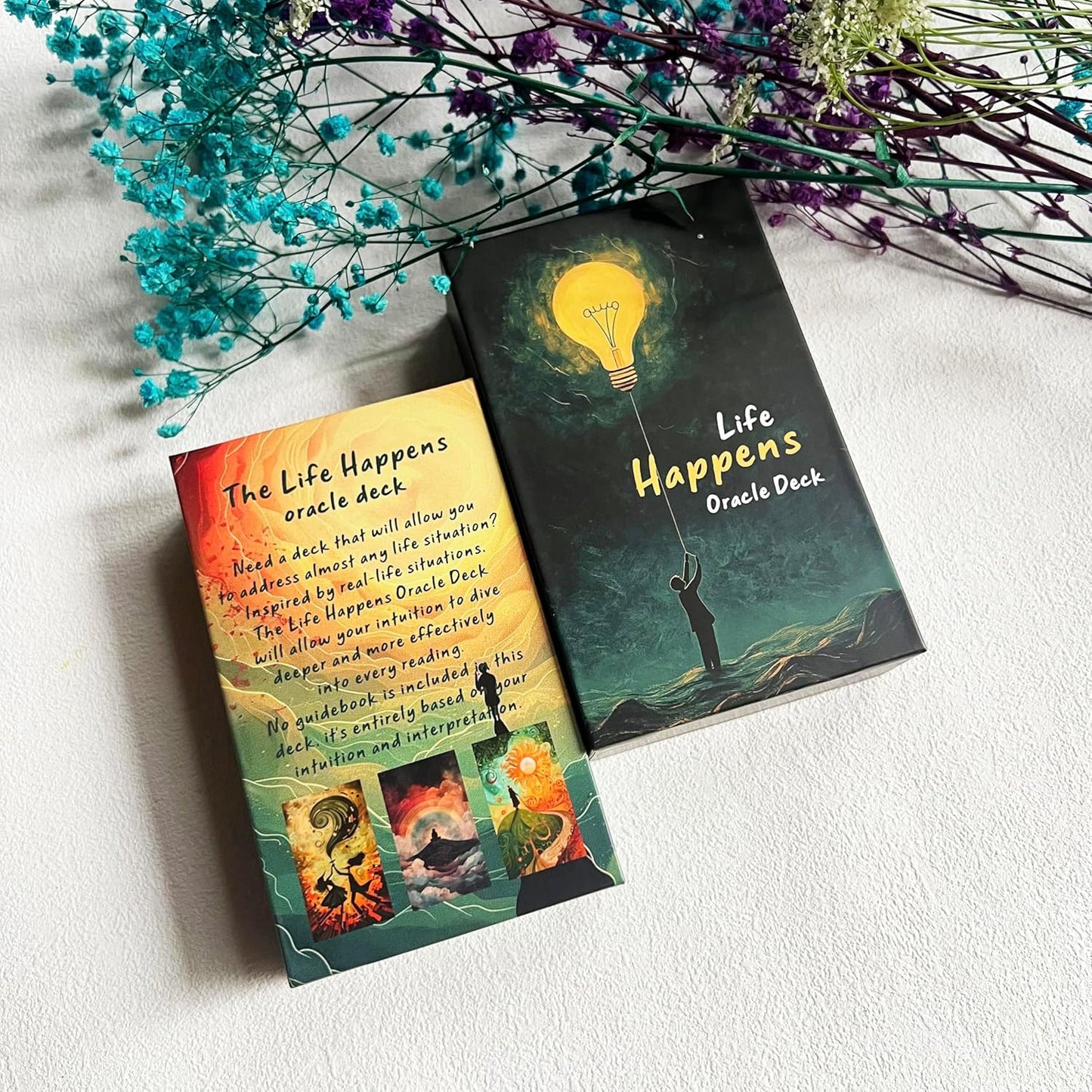 Life Happens Oracle Cards, Love Oracle Cards for Beginners, Clarifying Life Situations Oracle Deck, Spiritual Guidance