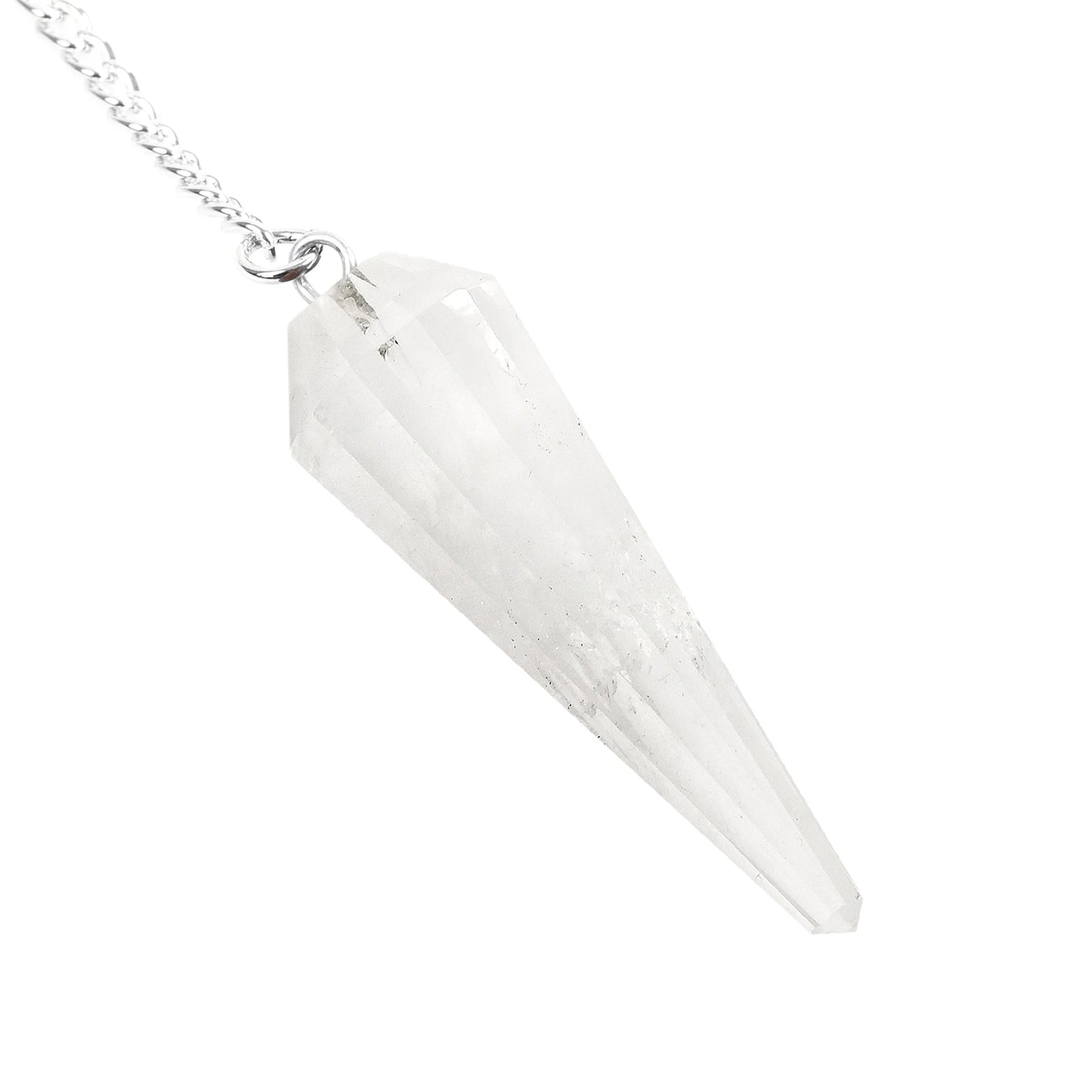 Pendulum Crystal Natural Clear Quartz for Scrying Reiki Spiritual Work