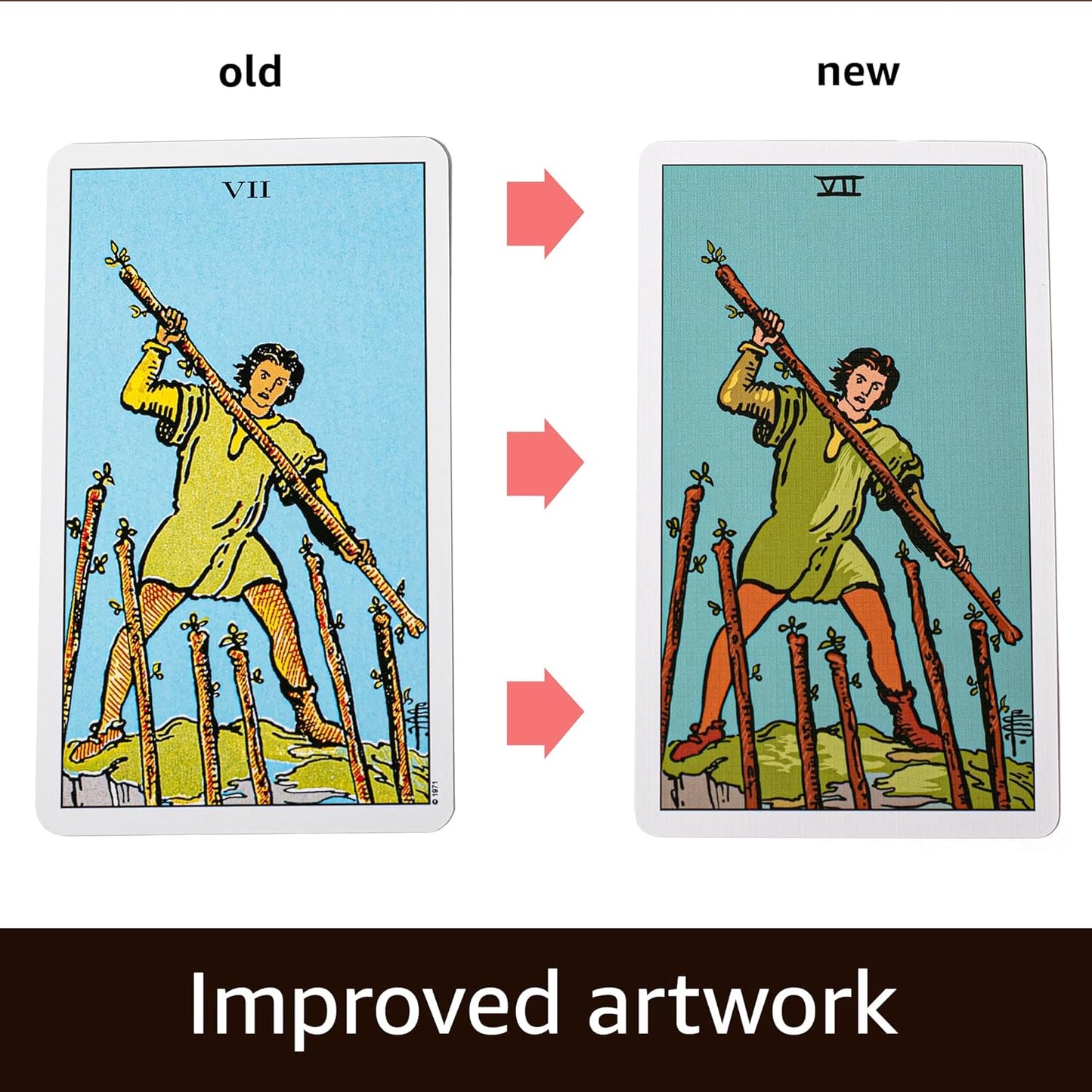 The Original Tarot Cards Deck with Guide Book for Beginners, Alternative to Rider Waite Smith