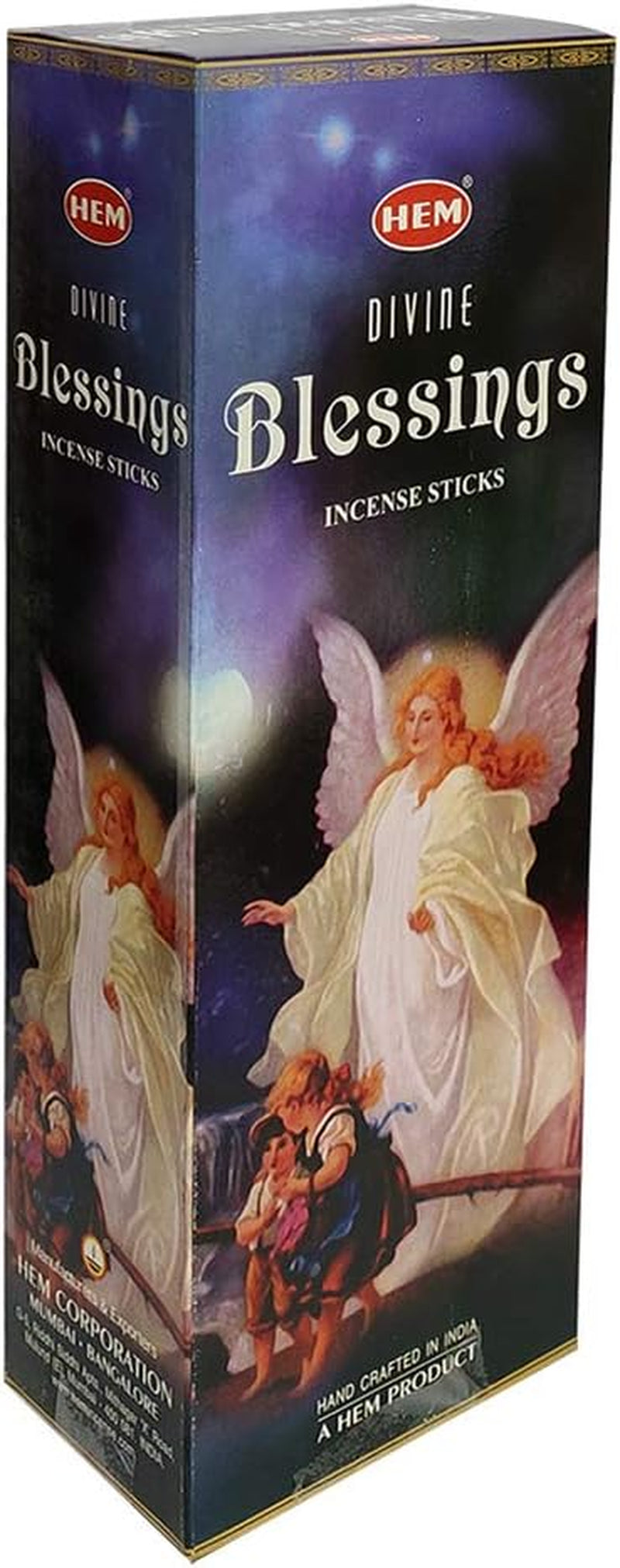Divine Blessings Incense Sticks and Incense Stick Holder Bundle Insence Insense Hem Incense Sticks