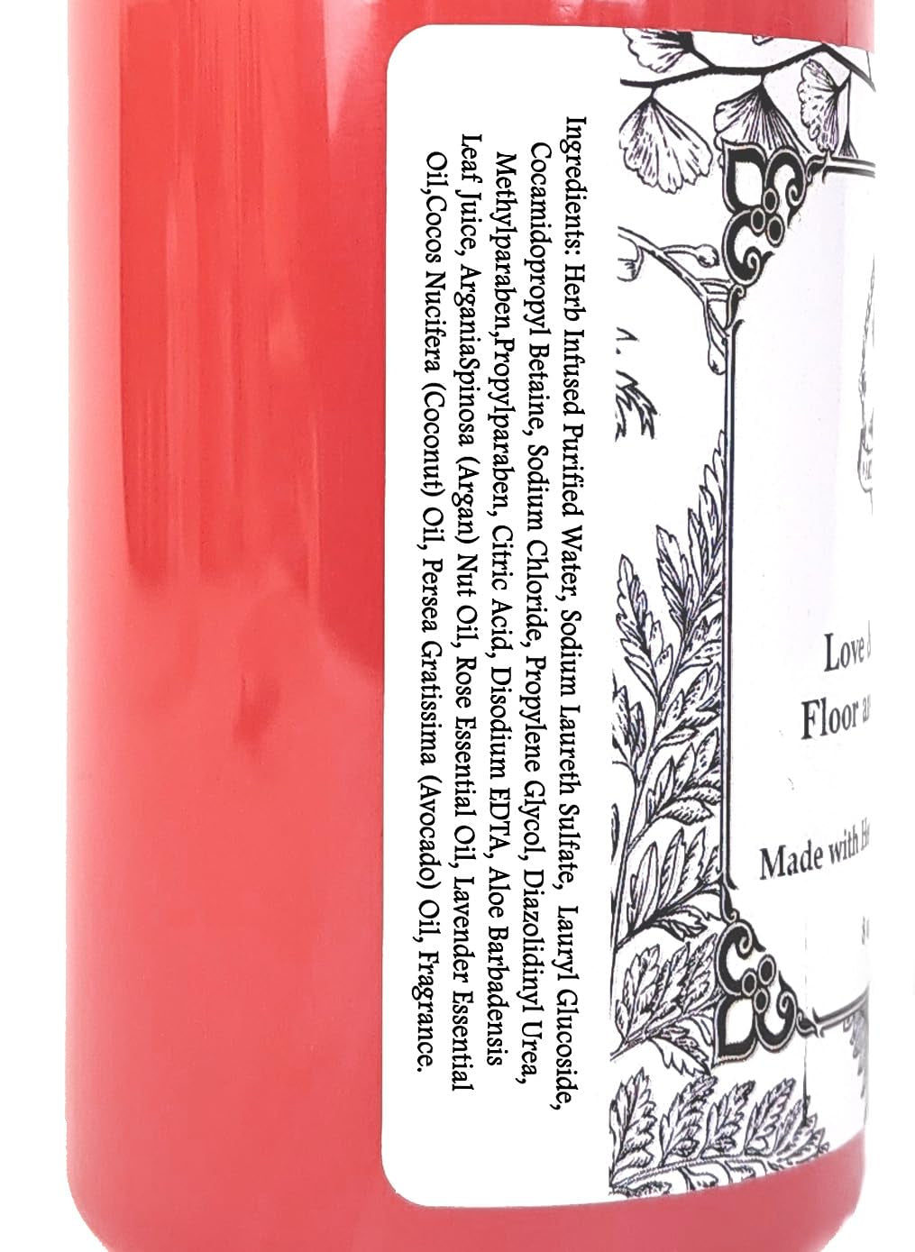 Love & Attraction Wash 8 Oz | Handmade with Herbs & Essential Oils | Hoodoo Voodoo Wiccan Pagan