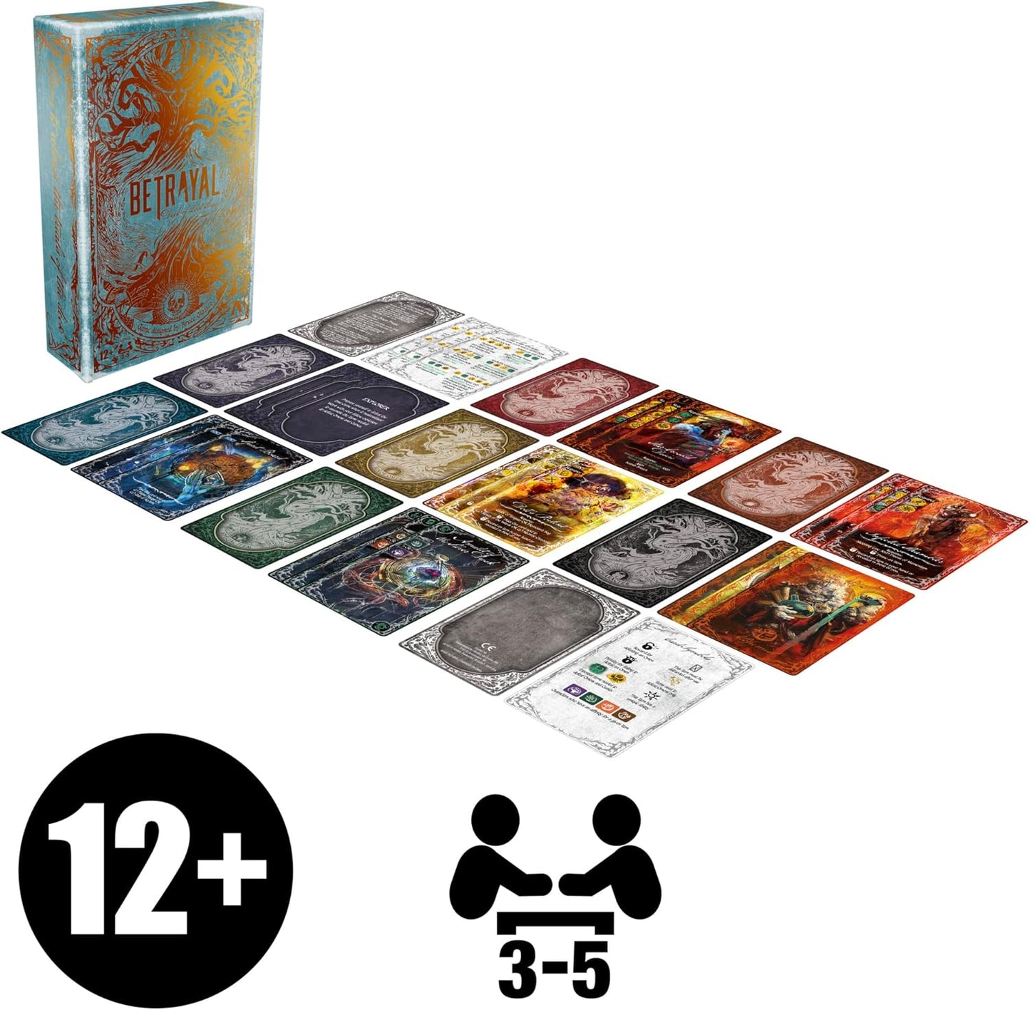 Betrayal Deck of Lost Souls Card Game | Tarot-Inspired Secret Roles Game | Ages 12 and up | 3 to 5 Players | 20 Mins. Avg. | Cooperative Strategy Games