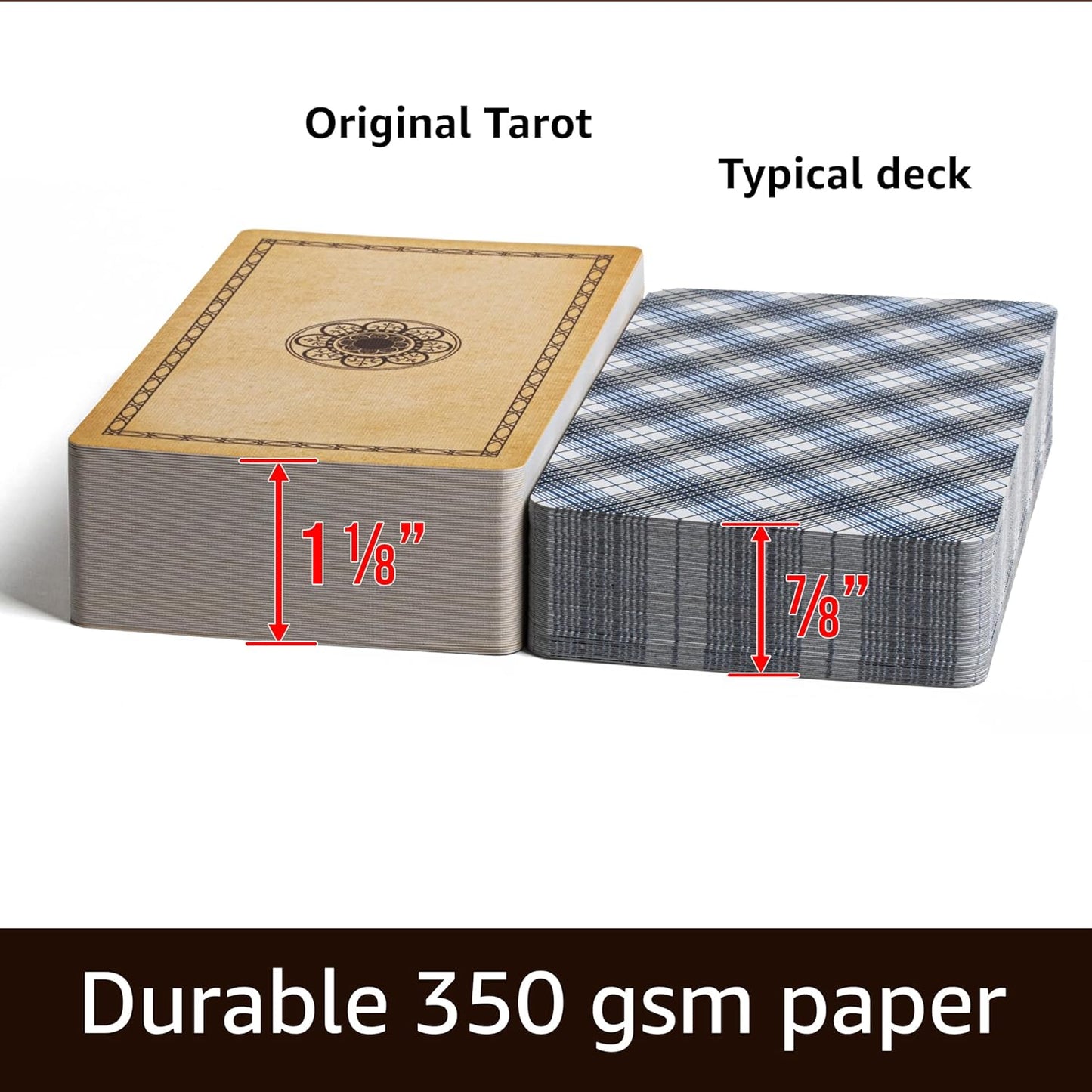 The Original Tarot Cards Deck with Guide Book for Beginners, Alternative to Rider Waite Smith
