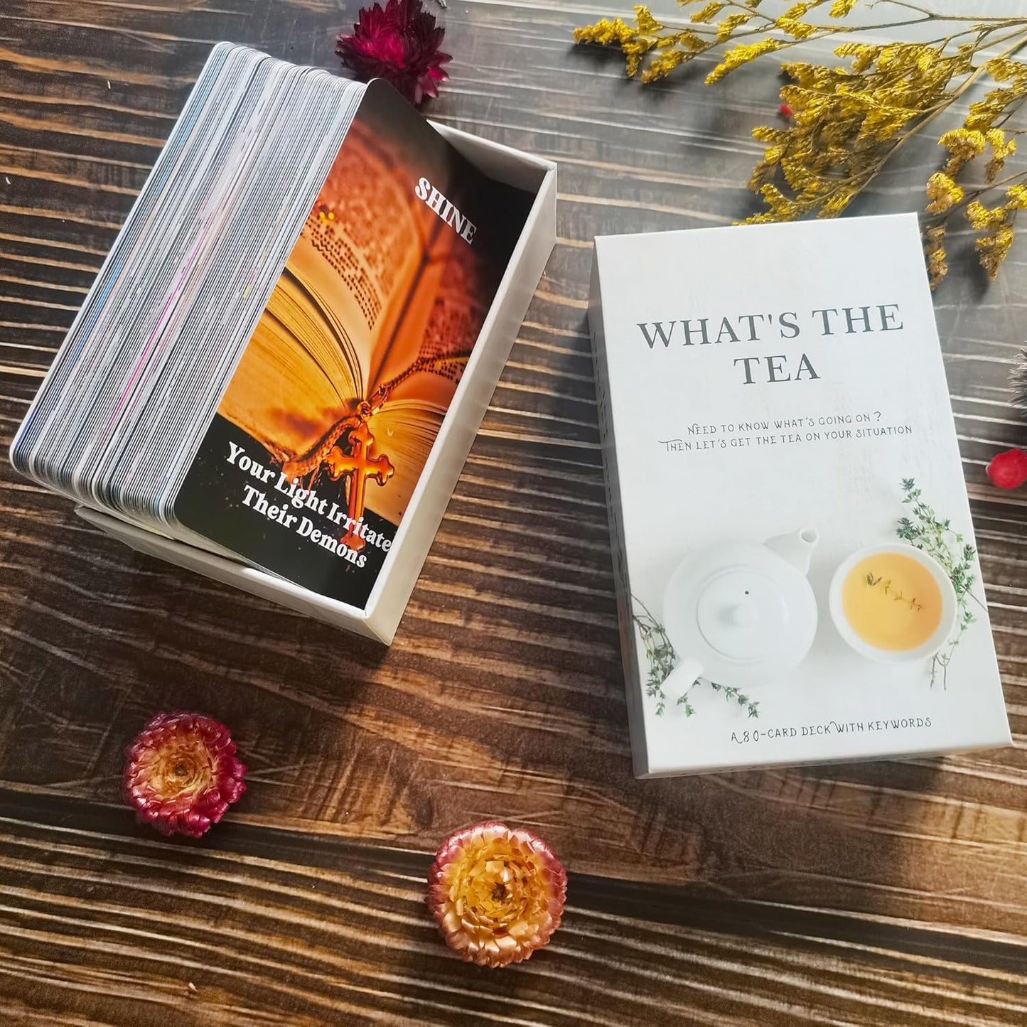 What'S the Tea? Relationships Oracle Cards, Life Oracle Deck, Oracle Cards Deck for Beginners, Interpreting Our Career and Life Relationships