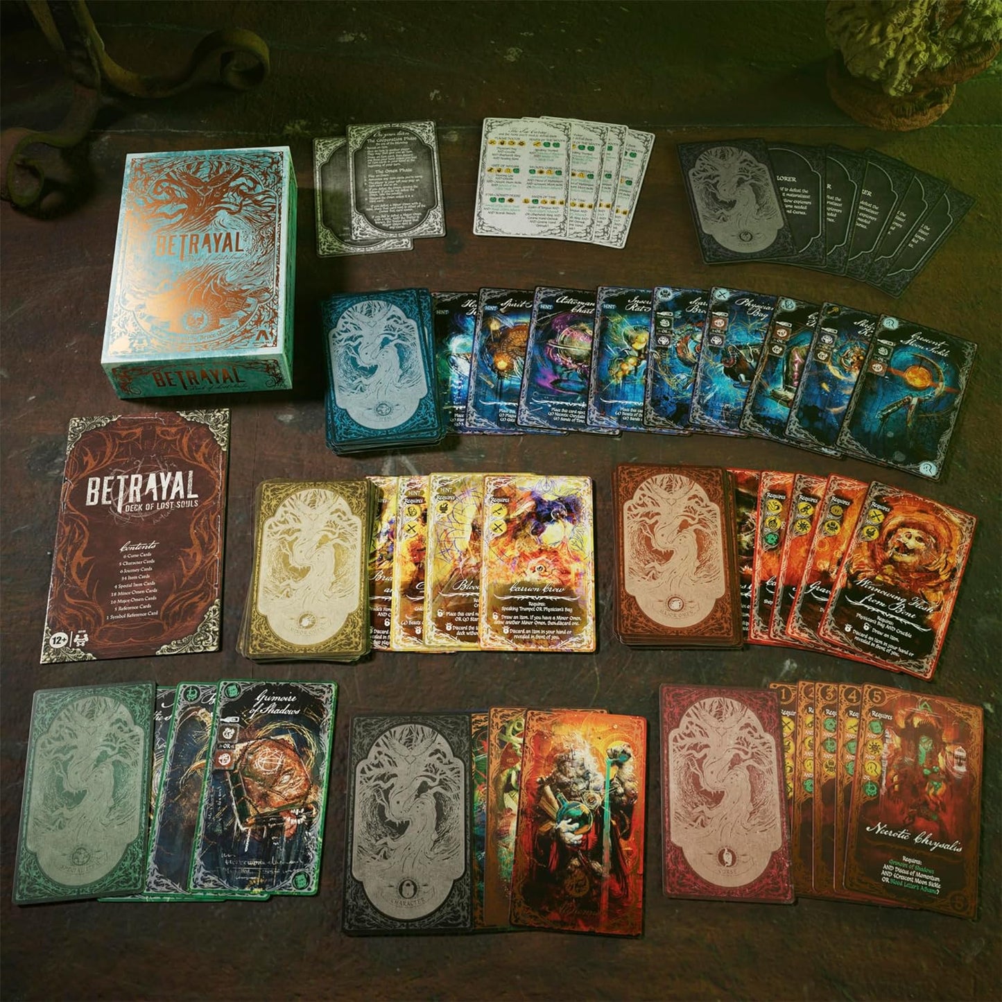 Betrayal Deck of Lost Souls Card Game | Tarot-Inspired Secret Roles Game | Ages 12 and up | 3 to 5 Players | 20 Mins. Avg. | Cooperative Strategy Games