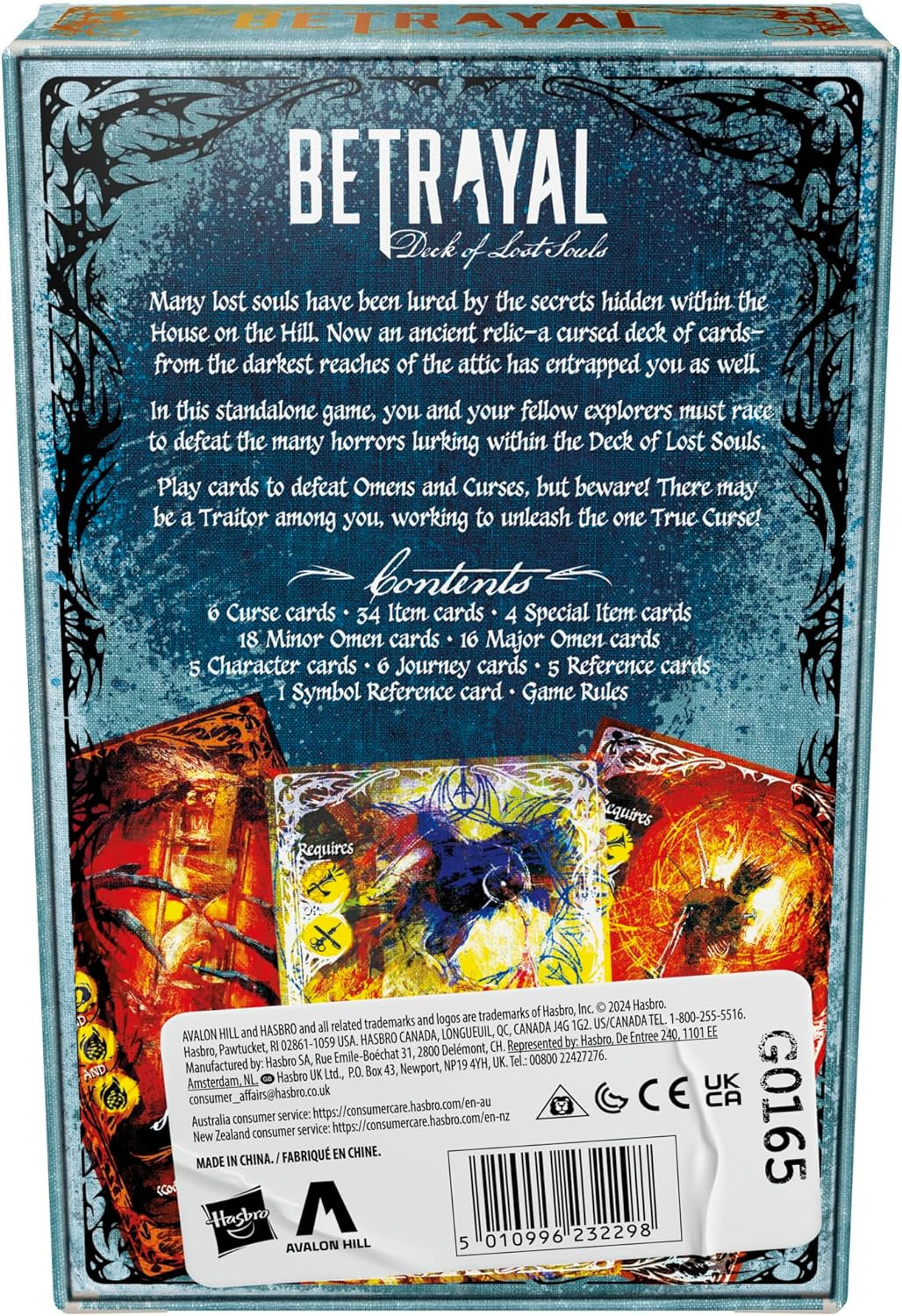 Betrayal Deck of Lost Souls Card Game | Tarot-Inspired Secret Roles Game | Ages 12 and up | 3 to 5 Players | 20 Mins. Avg. | Cooperative Strategy Games