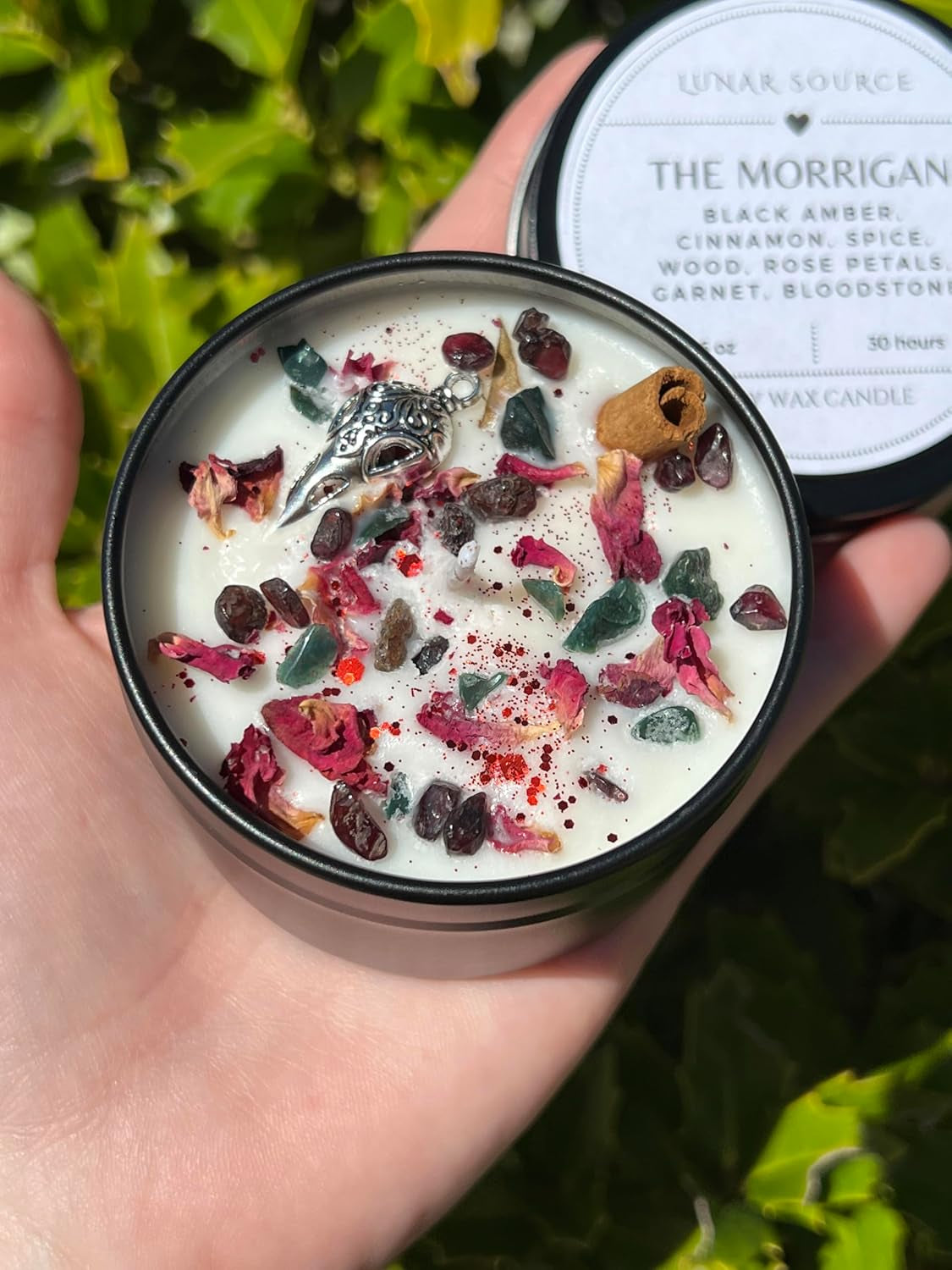The Morrigan Ritual Candle | Phantom Goddess of War Witchcraft Altar Spell Magic Celtic Deity Gift Scented Intention Devotional Soy Candles
