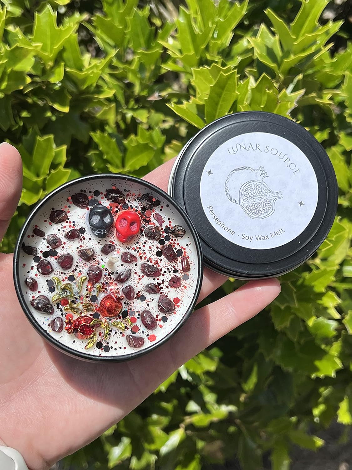 Special Edition Persephone Offering Ritual Candle | Queen of Underworld Witchcraft Altar Spell Magic Deity Scented Intention Devotional Gift