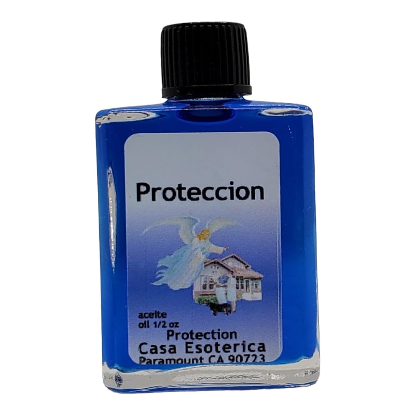 Protection Oil (Proteccion Aceite) Spiritual Anointing Oil by CASA ESOTERICA for Safety & Defense - against Negative Energy & Harm-0.5 FL OZ (1PACK)