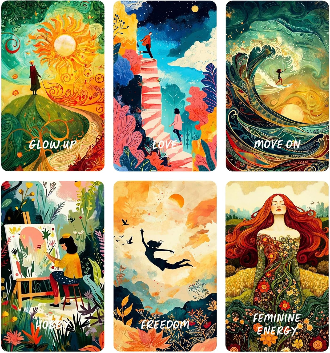 Life Happens Oracle Cards, Love Oracle Cards for Beginners, Clarifying Life Situations Oracle Deck, Spiritual Guidance