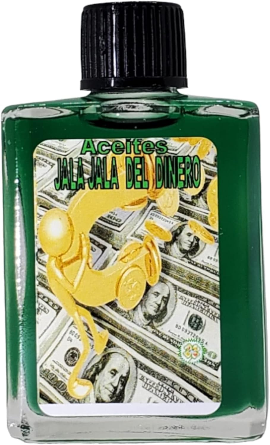 Attract Money Oil (Jala Jala Del Dinero Aceite) Spiritual Anointing Oil by CASA ESOTERICA - Financial Success Spell - Increase Wealth & Prosperity in Your Life-0.5 FL OZ (1 Pack)