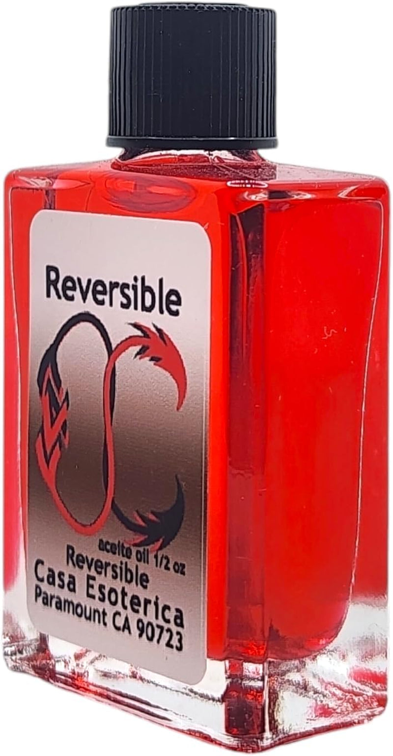 Reversible Oil (Reversible Aceite) Spiritual Anointing Oil by CASA ESOTERICA -0.5 FL OZ (1 Pack)