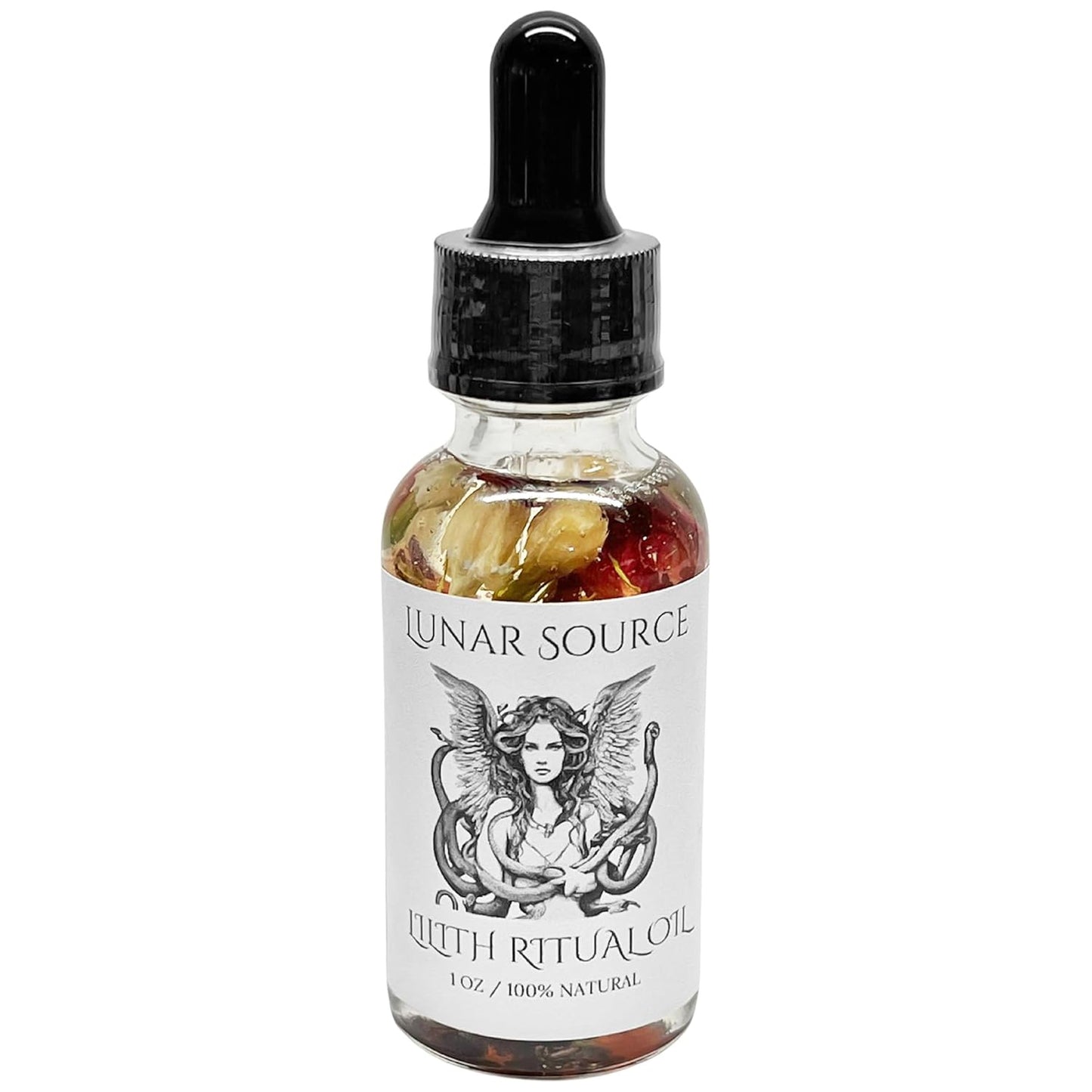 Lilith Ritual Oil | Body Perfume Anointing Witchcraft Wiccan Pagan Witch Herbal Intention Dark Moon Goddess Temptress Spell Altar Devotee Invocation Offerings
