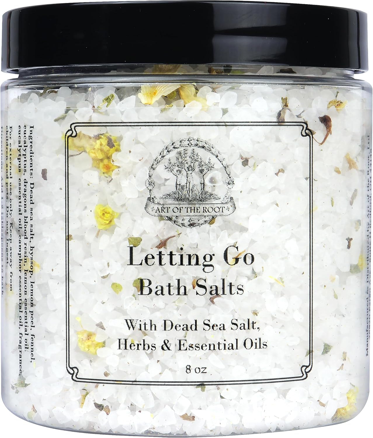Letting Go Herbal Bath Salts 8 Oz | Releasing the past and Moving Forward | Hoodoo Magick Wicca Pagan Rituals