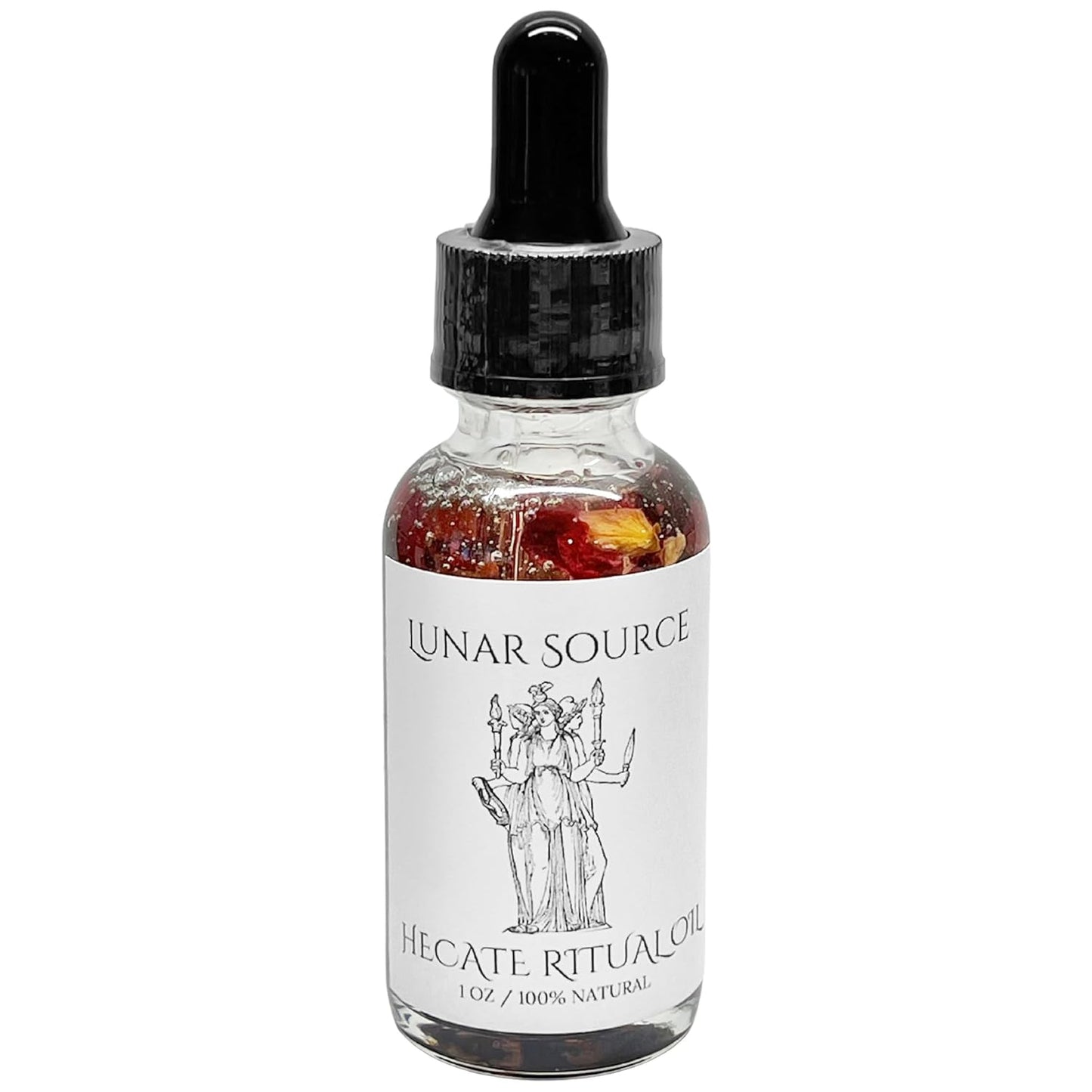 Hecate Ritual Oil | Hekate Witchcraft Pagan Herbal Intention Triple Dark Moon Goddess Temptress Spell Altar Body Perfume Devotee Invocation Offering