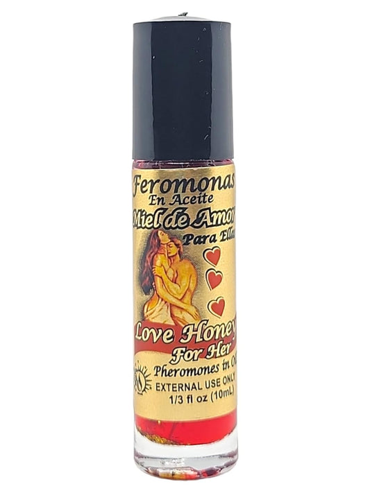 Love Honey Pheromone(Miel De Amor Feromnas En Aceite)-Roll on Perfume Oil 10ML