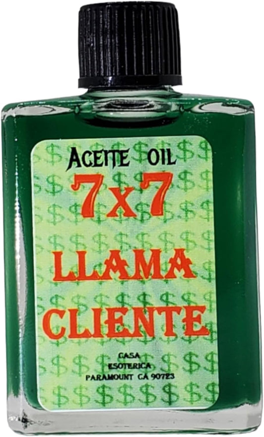7X7 Attract Customers Oil (7X7 Llama Cliente Aceite) Spiritual Anointing Oil by CASA ESOTERICA Increase Business Sales & Customer Traffic - Boost Your Profits Today!-0.5 FL OZ (1 PACK)