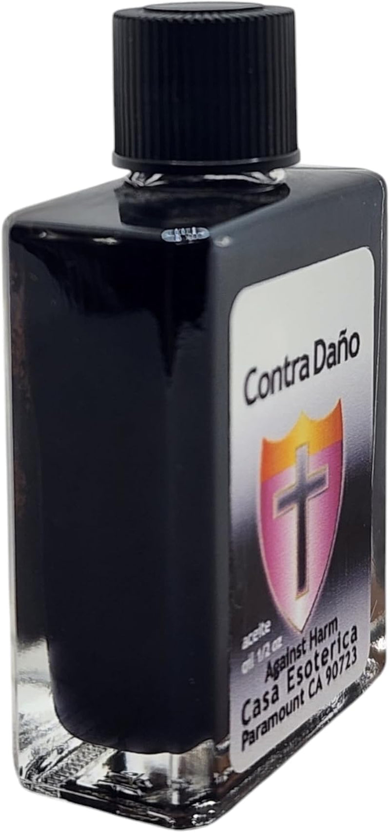 Against Harm Oil (Contra Dano Aceite) Spiritual Anointing Oil by CASA ESOTERICA  - Protection Spell - Shield from Negative Energy & Threats-0.5 FL OZ (1 Pack)