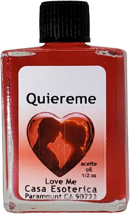 Love Me Oil (Quiereme Aceite) Spiritual Anointing Oil by CASA ESOTERICA 0.5 FL OZ (1 PACK)