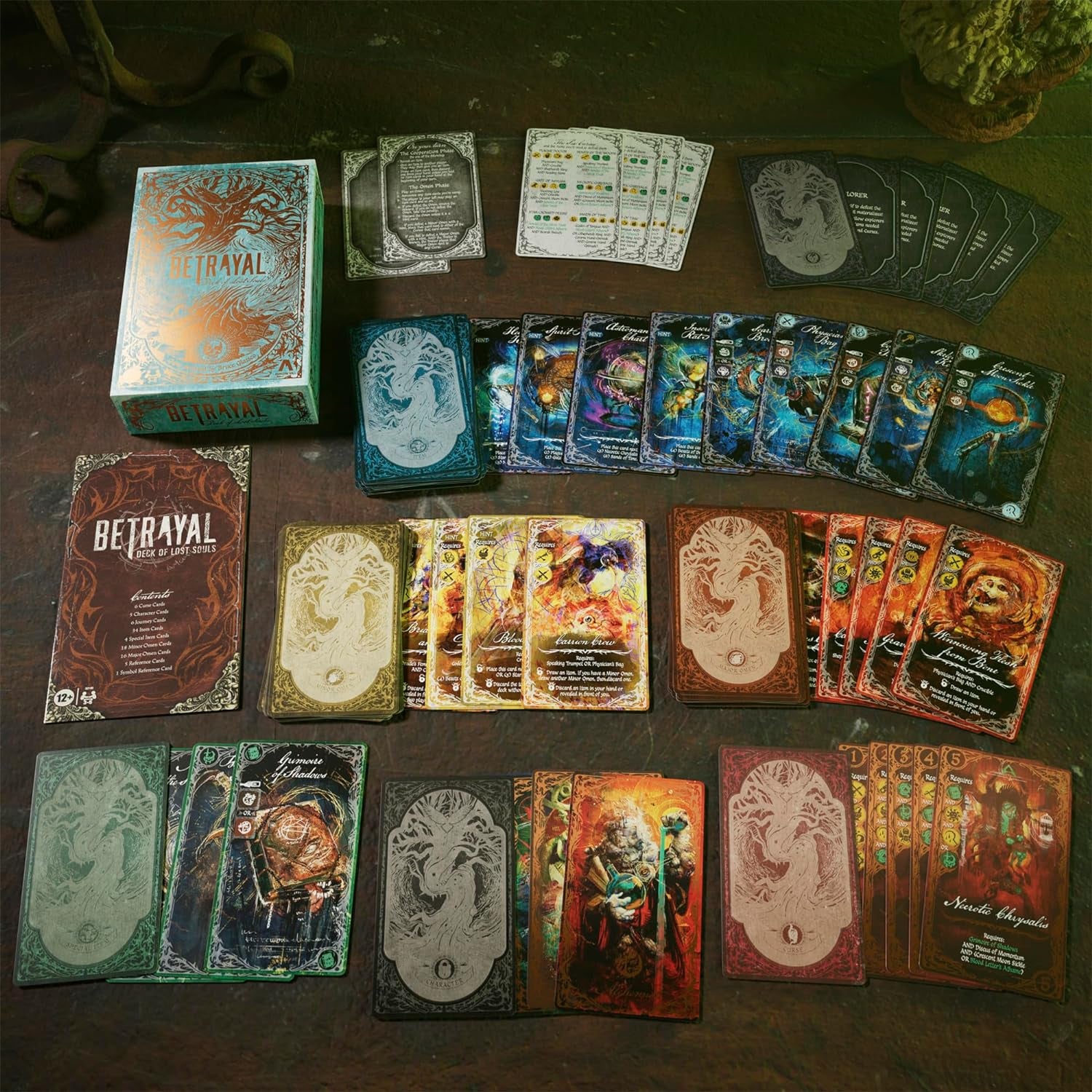 Betrayal Deck of Lost Souls Card Game | Tarot-Inspired Secret Roles Game | Ages 12 and up | 3 to 5 Players | 20 Mins. Avg. | Cooperative Strategy Games
