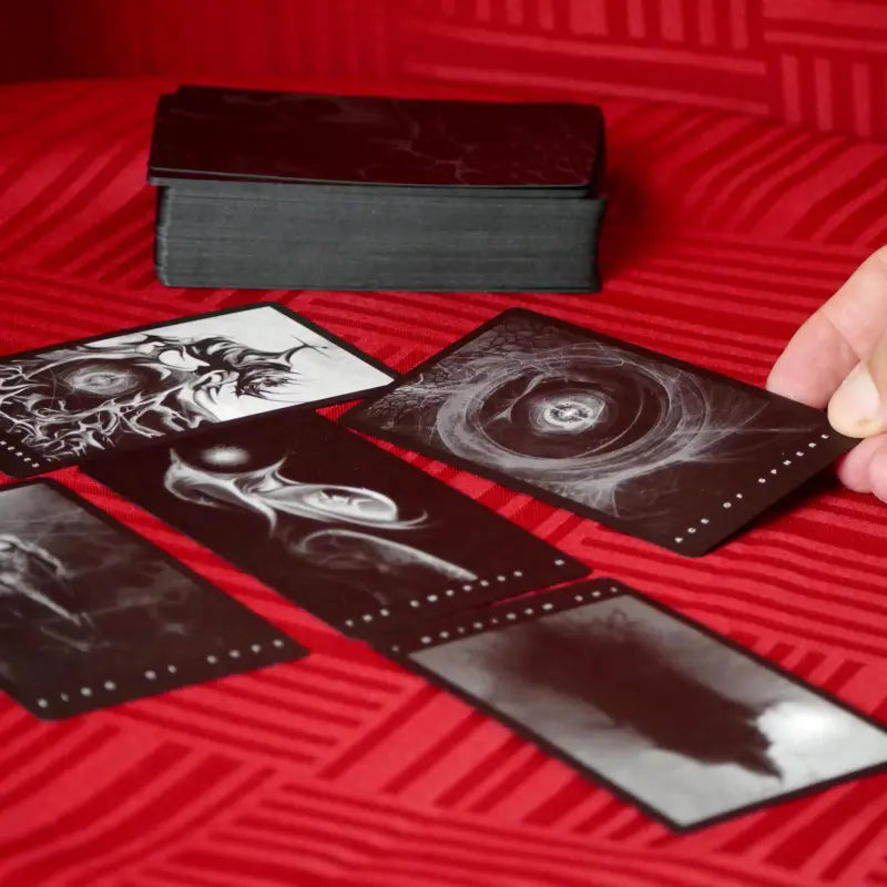Black Tarot Cards Deck for Shadow Work