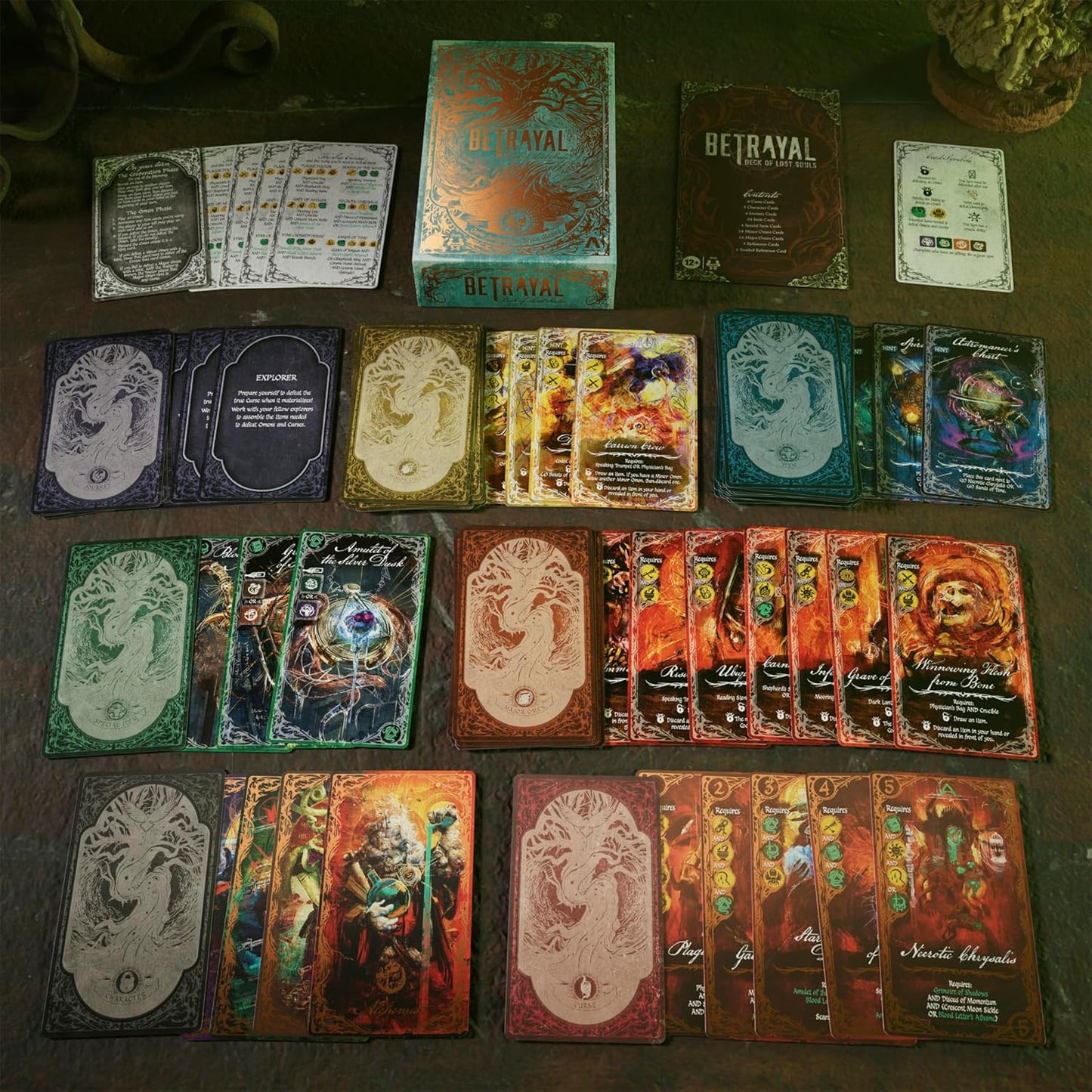 Betrayal Deck of Lost Souls Card Game | Tarot-Inspired Secret Roles Game | Ages 12 and up | 3 to 5 Players | 20 Mins. Avg. | Cooperative Strategy Games