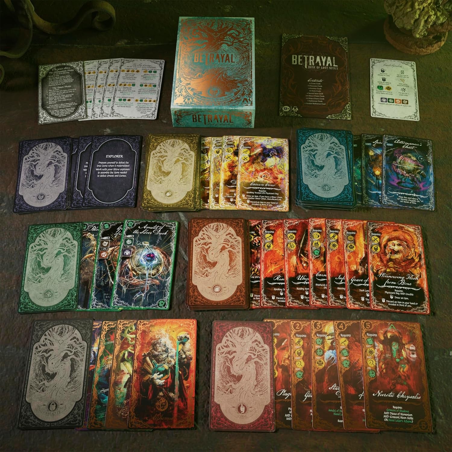 Betrayal Deck of Lost Souls Card Game | Tarot-Inspired Secret Roles Game | Ages 12 and up | 3 to 5 Players | 20 Mins. Avg. | Cooperative Strategy Games